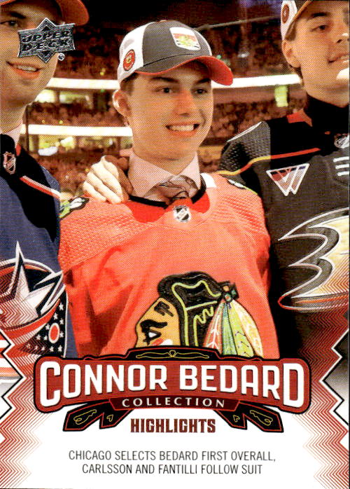 A263 CONNOR BEDARD 2023-24 UPPER DECK CONNOR BEDARD COLLECTION HIGHLIGHTS #7