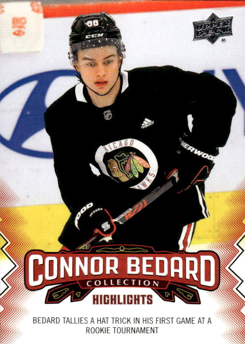 A264 CONNOR BEDARD 2023-24 UPPER DECK CONNOR BEDARD COLLECTION HIGHLIGHTS #8