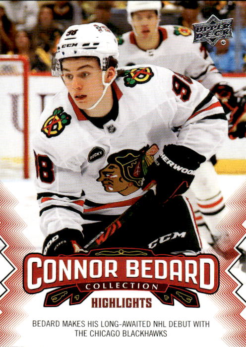 A266 CONNOR BEDARD 2023-24 UPPER DECK CONNOR BEDARD COLLECTION HIGHLIGHTS #10