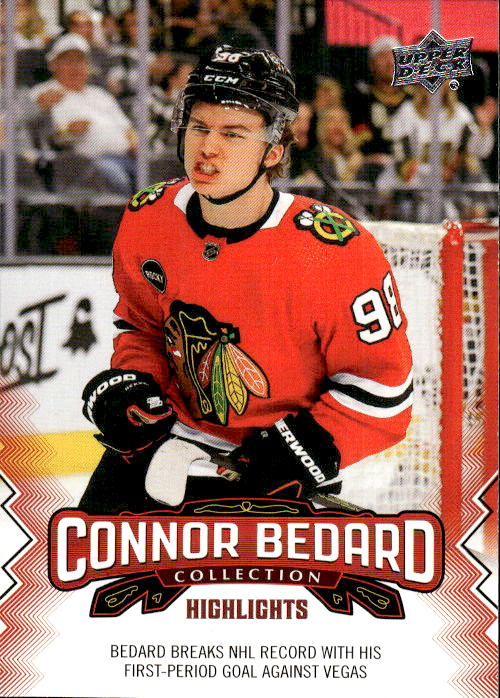 A272 CONNOR BEDARD 2023-24 UPPER DECK CONNOR BEDARD COLLECTION HIGHLIGHTS #116