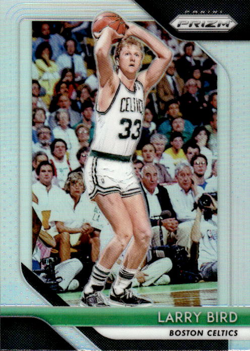 A289 LARRY BIRD 2018-19 PANINI PRIZM SILVER REFRACTOR #85 CELTICS