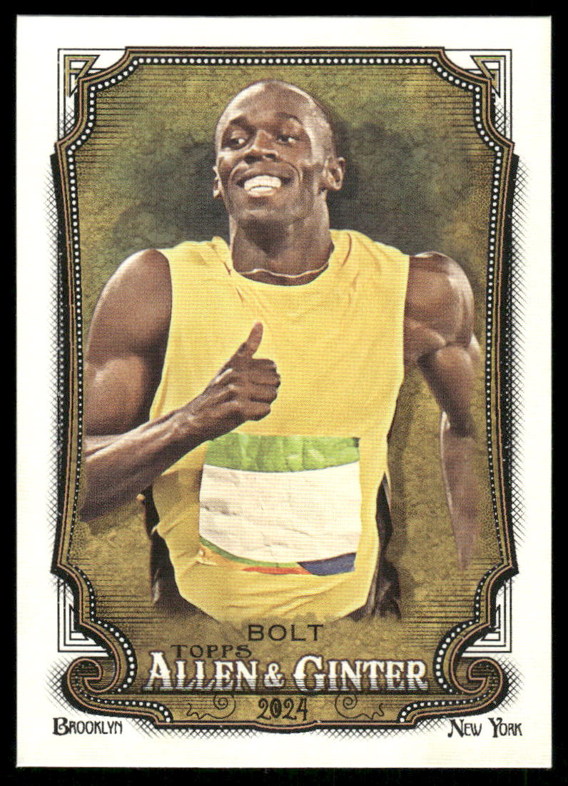 A356 USAIN BOLT 2024 TOPPS ALLEN & GINTER #208 SPRINTER