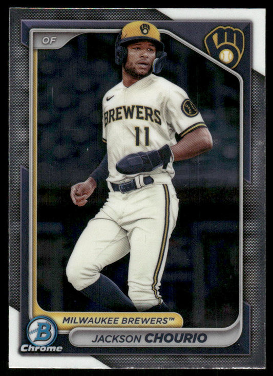 A358 JACKSON CHOURIO 2024 BOWMAN CHROME BCP-140 BREWERS