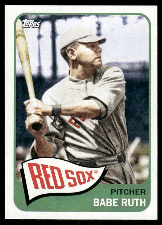 A364 BABE RUTH 2023 TOPPS ARCHIVES #112 RED SOX 1965 VARIATION