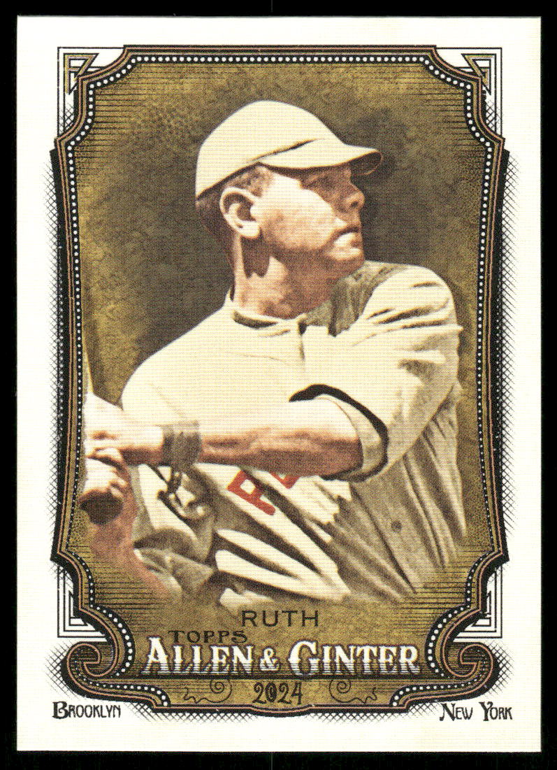 A365 BABE RUTH 2024 TOPPS ALLEN & GINTER #198 RED SOX