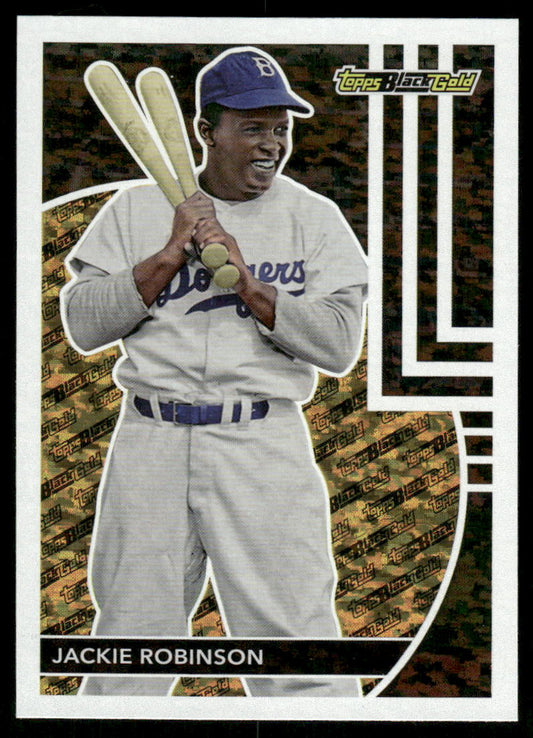 A366 JACKIE ROBINSON 2024 TOPPS BLACK GOLD BG-20 DODGERS