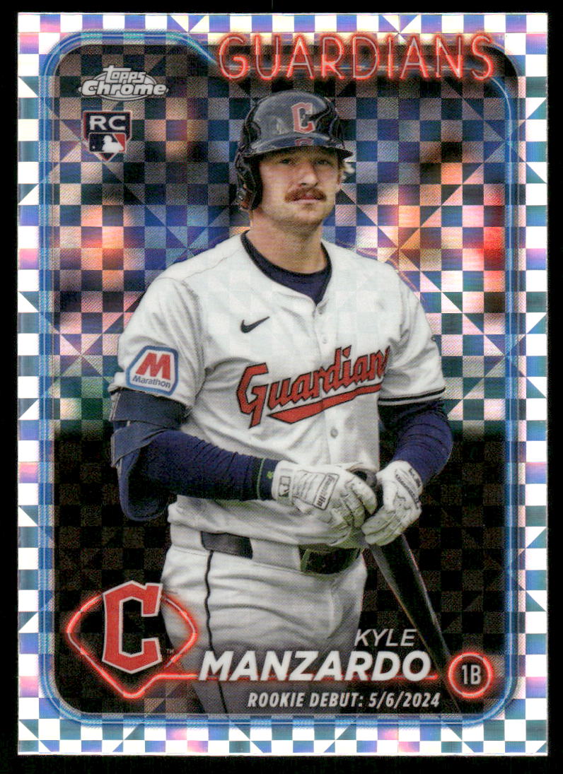 A367 KYLE MANZARDO RC 2024 TOPPS CHROME XFRACTOR USC26 GUARDIANS