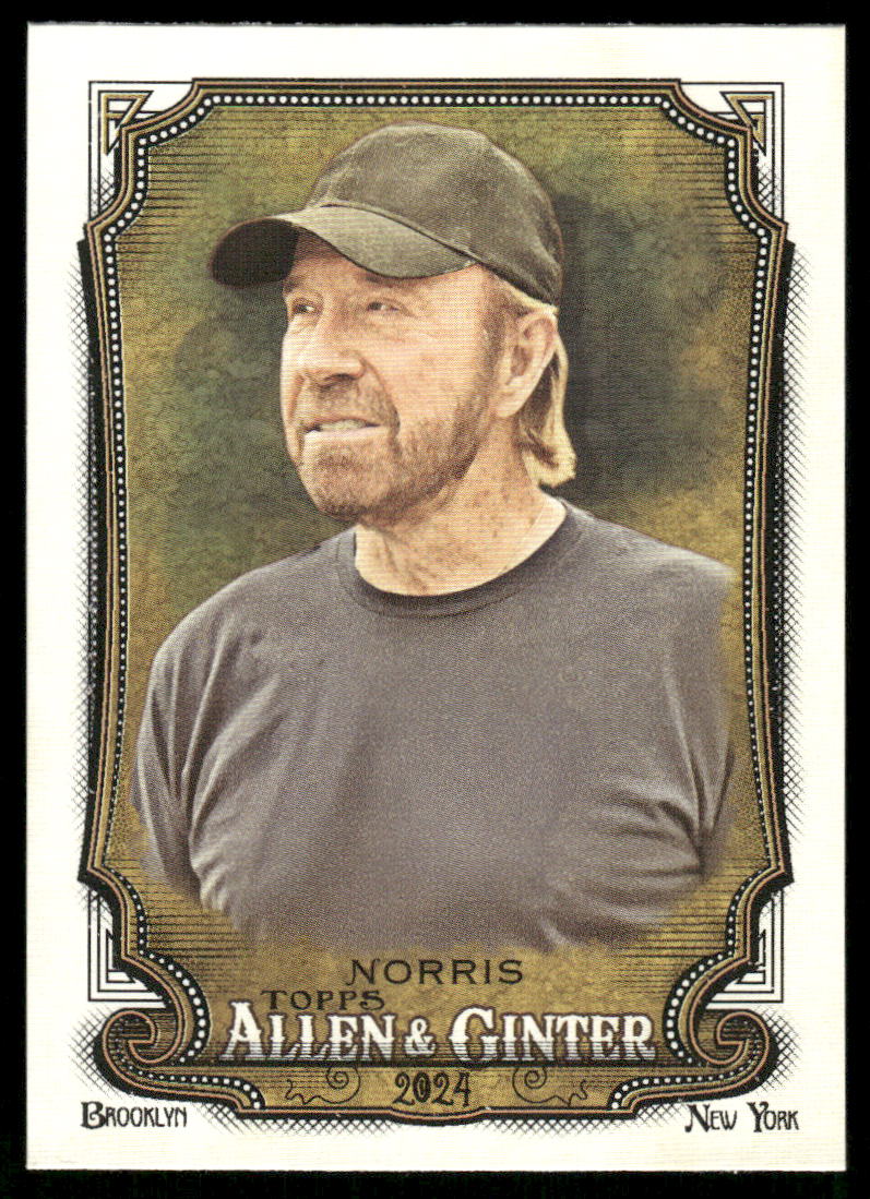 A377 CHUCK NORRIS 2024 TOPPS ALLEN & GINTER #255 ACTOR