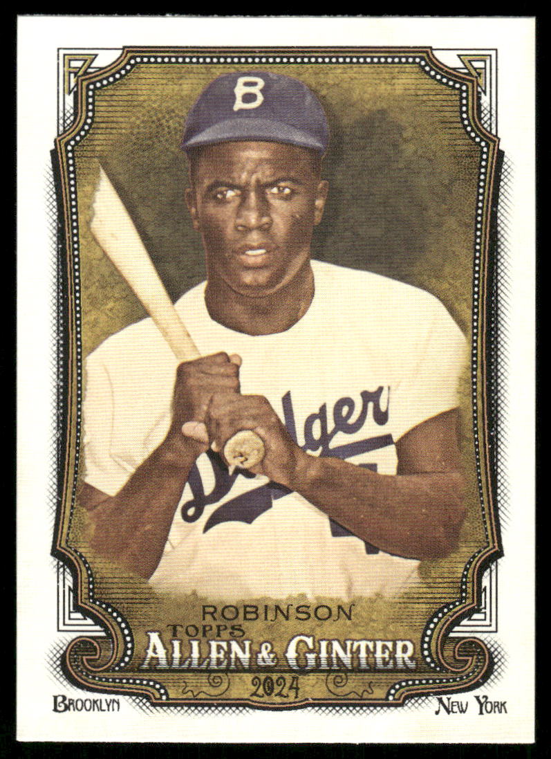 A378 JACKIE ROBINSON 2024 TOPPS ALLEN & GINTER #170 DODGERS – Greenie Cards