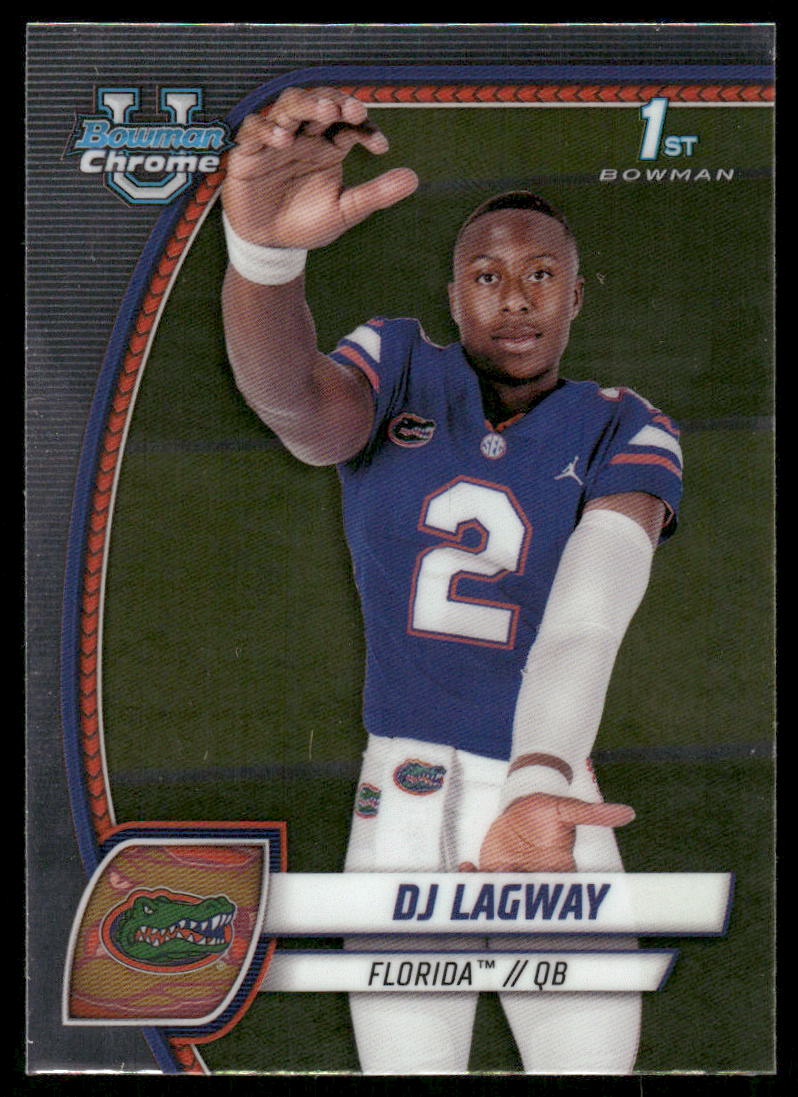 A379 DJ LAGWAY 2024 BOWMAN CHROME UNIVERSITY 1ST #62 FLORIDA GATORS