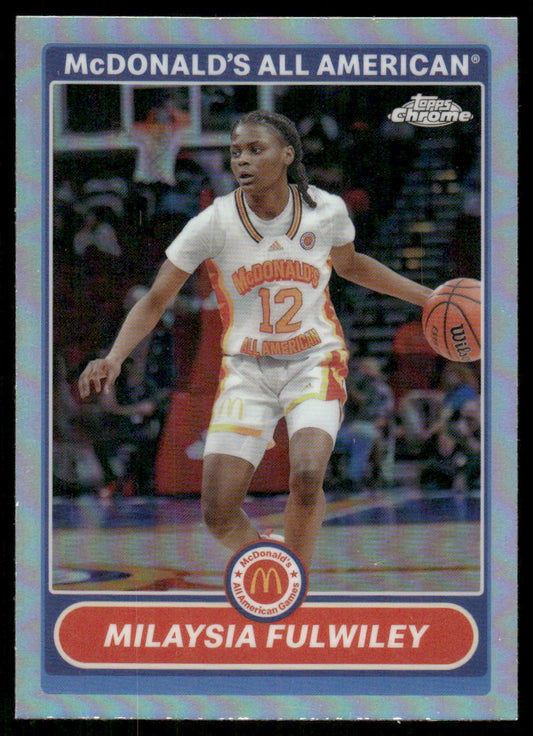 A340 MILAYSIA FULWILEY 2023 TOPPS CHROME MCDONALD'S ALL AMERICAN REFRACTOR 2K7-17 SOUTH CAROLINA