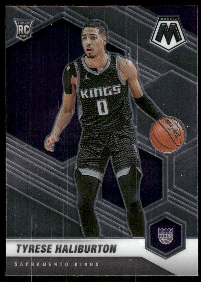 A382 TYRESE HALIBURTON RC 2020-21 MOSAIC #204 PACERS ROOKIE