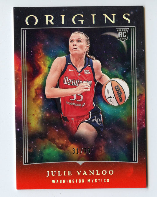 WNBA32 JULIE VANLOO RC 2024 ORIGINS 31/99 #26 MYSTICS