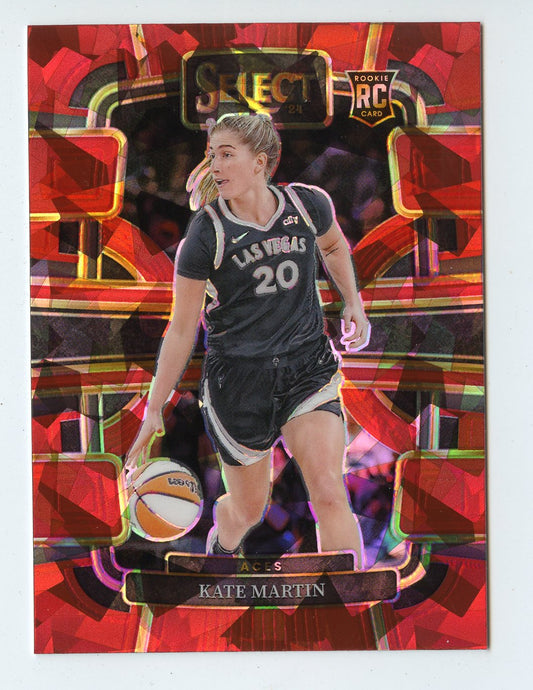 WNBA14 KATE MARTIN RC 2024 SELECT RED ICE REFRACTOR #22 ACES B