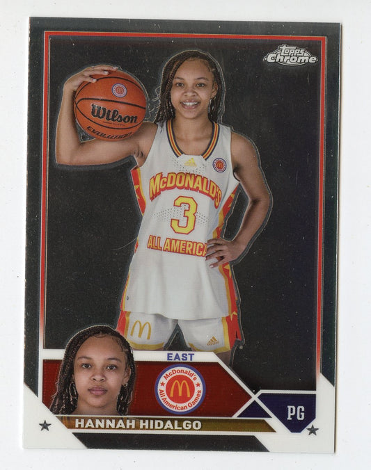 WNBA20 HANNAH HIDALGO 2023 TOPPS CHROME MCDONALD'S ALL AMERICAN #78 NOTRE DAME