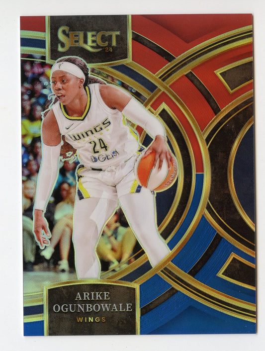 A303 ARIKE OGUNBOWALE 2024 SELECT RED WHITE BLUE REFRACTOR 168/399 PREMIER #155 WINGS