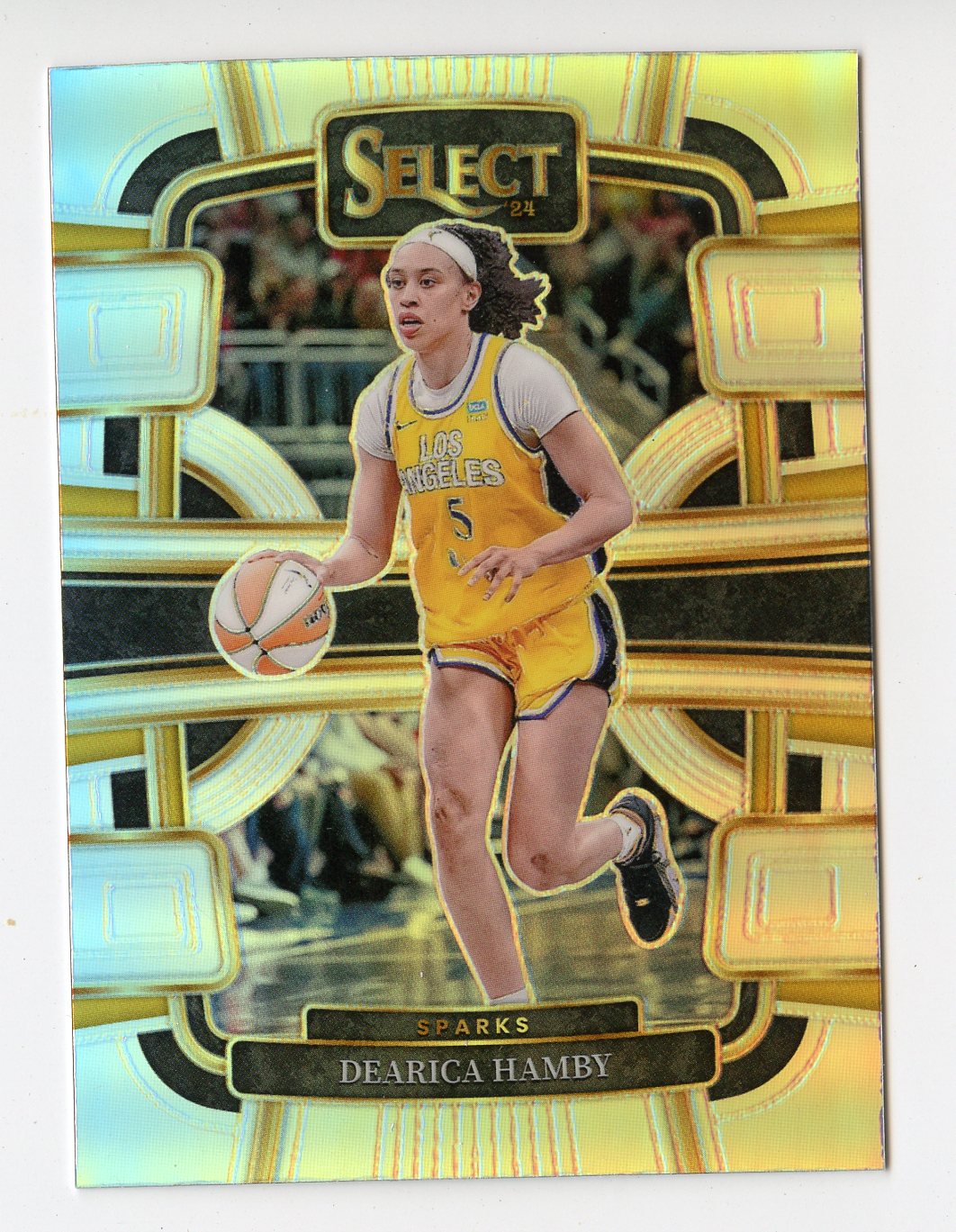 A334 DEARICA HAMBY 2024 SELECT WNBA SILVER PRIZM CONCOURSE #77 SPARKS