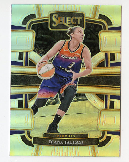 A309 DIANA TAURASI 2024 SELECT SILVER PRIZM REFRACTOR CONCOURSE #46 MERCURY