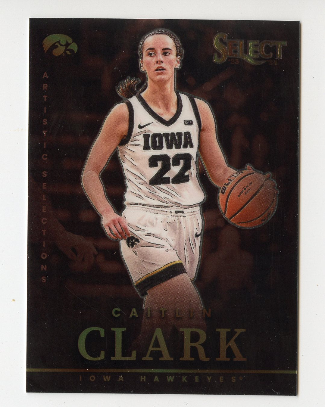 WNBA31 CAITLIN CLARK 2024 PANINI COLLECTION ARTISTIC IMPRESSIONS AS2