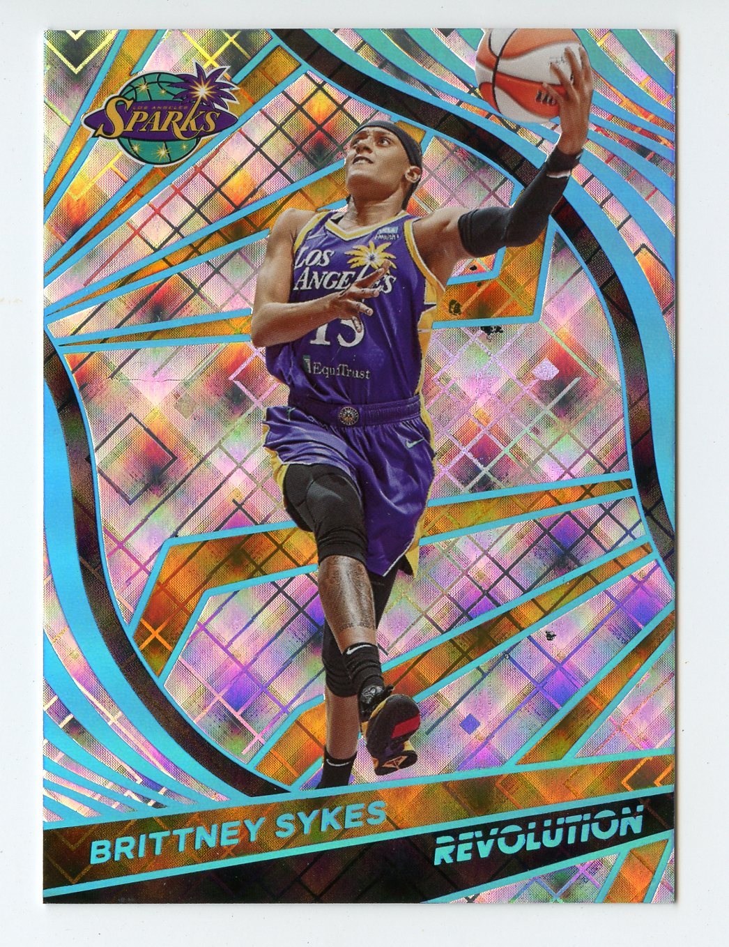 WNBA8 BRITTNEY SYKES 2022 REVOLUTION COSMIC 8/99 #26 SPARKS