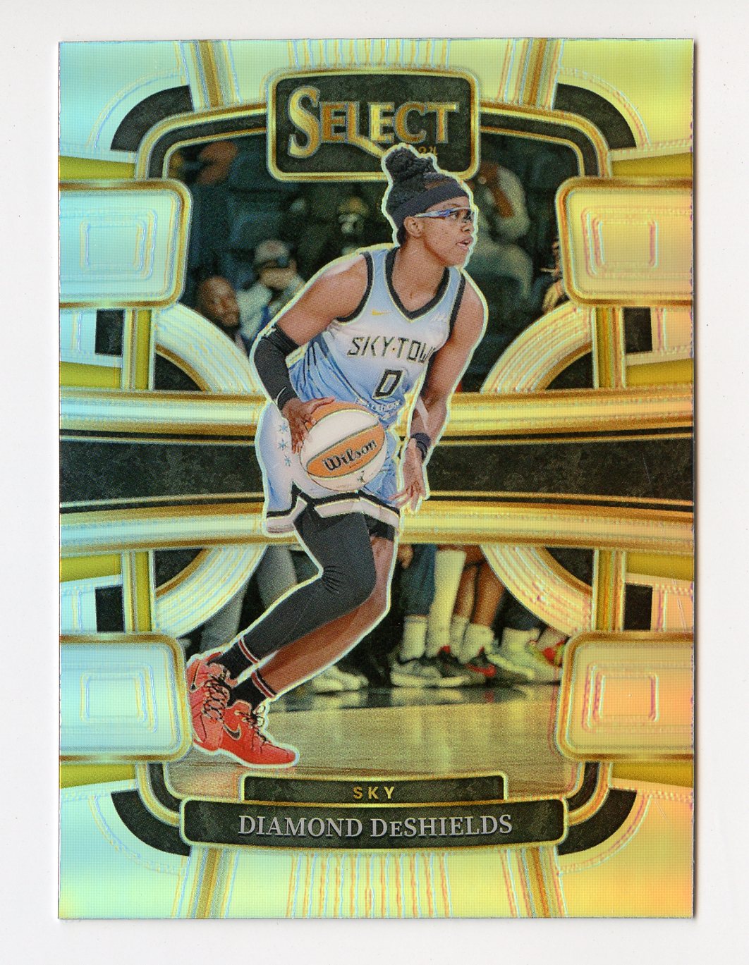 A333 DIAMOND DESHIELDS 2024 SELECT WNBA SILVER PRIZM CONCOURSE #100 SKY