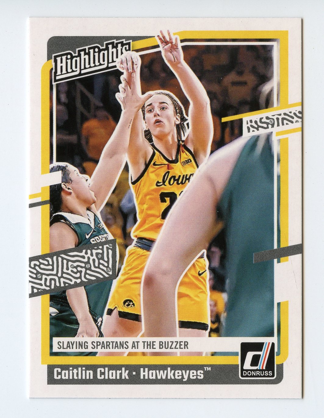 A337 CAITLIN CLARK 2024 PANINI CAITLIN CLARK COLLECTION H7 IOWA