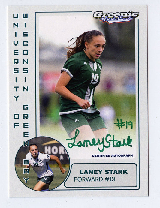 LANEY STARK Certified Autograph Trading Card 2025 Greenie Sports Cards NIL Trading Card