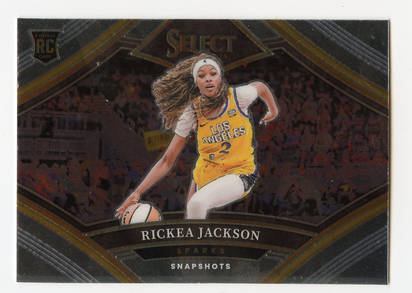 A336 RICKEA JACKSON RC 2024 SELECT WNBA SNAPSHOTS #16 SPARKS