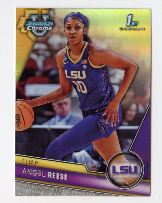 WNBA29 ANGEL REESE 2024 BOWMAN CHROME 1ST REFRACTOR #49 LSU