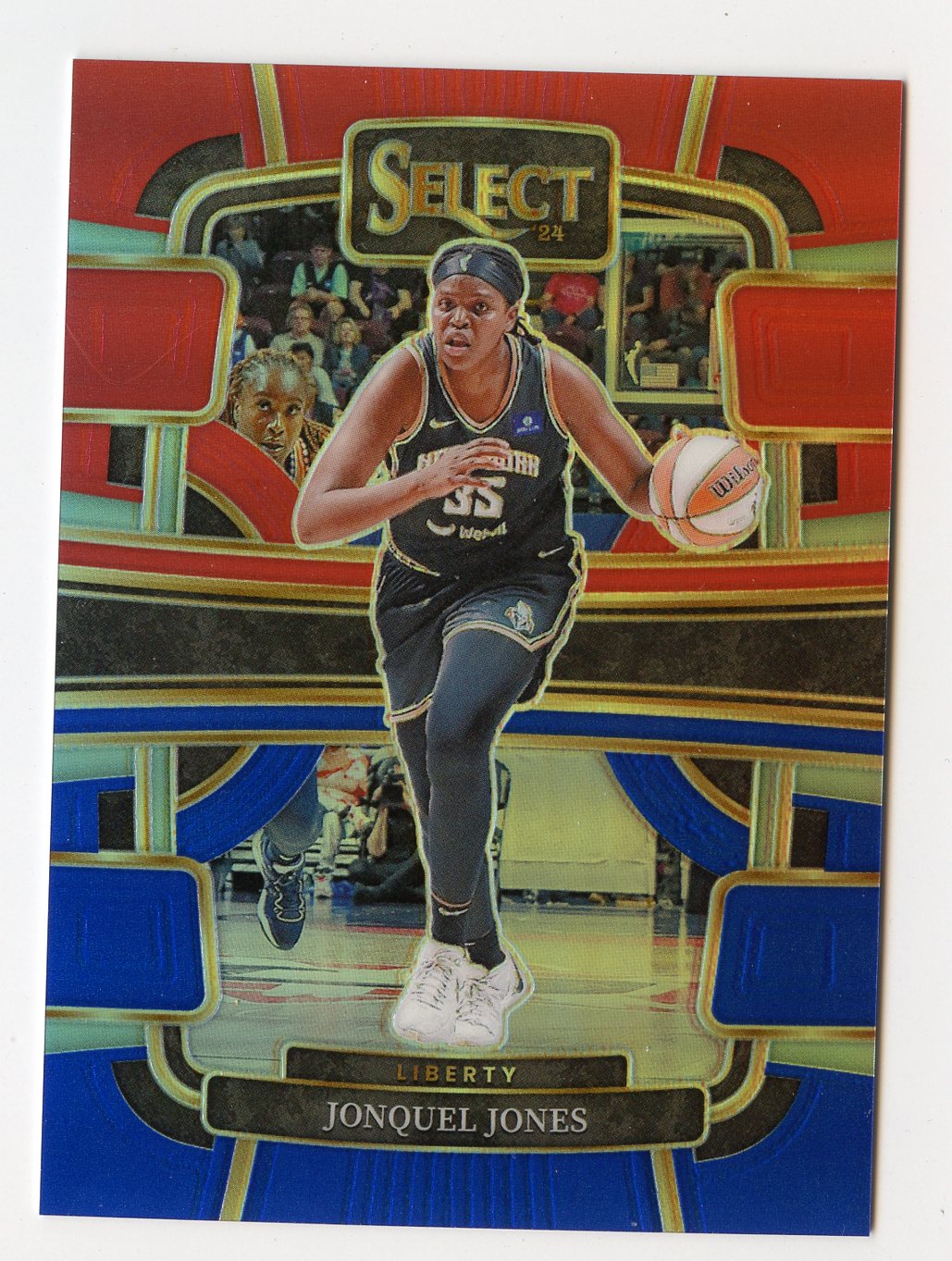 A301 JONQUEL JONES 2024 SELECT RED WHITE BLUE REFRACTOR 344/399 CONCOURSE #14 LIBERTY