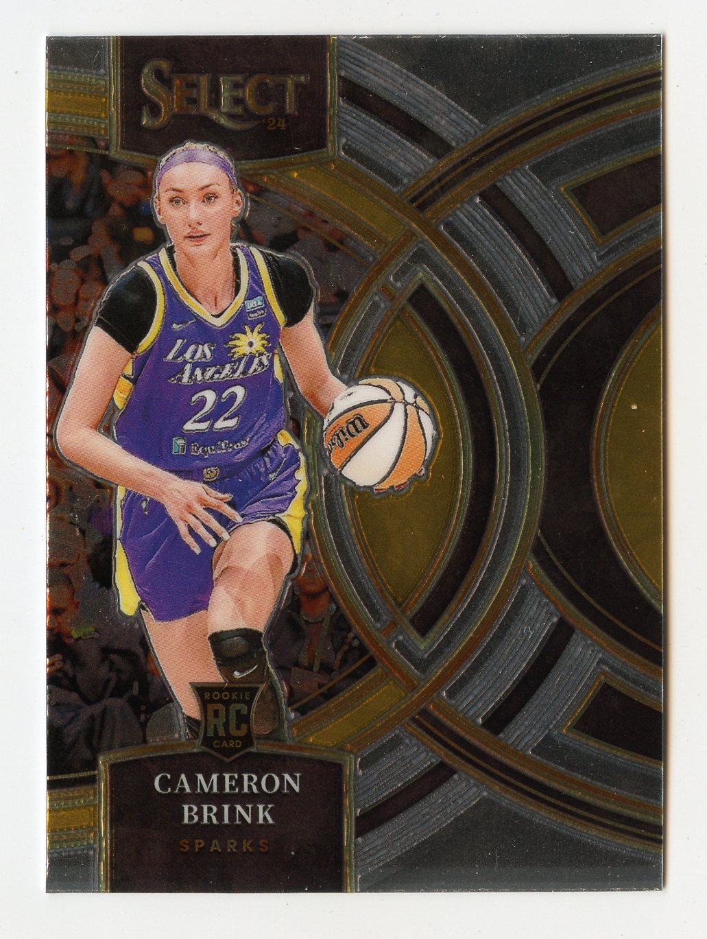 WNBA40 CAMERON BRINK RC 2024 SELECT PREMIER #191 SPARKS