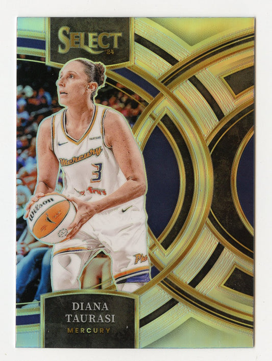 A294 DIANA TAURASI 2024 SELECT WNBA SILVER REFRACTOR PREMIER #188 MERCURY