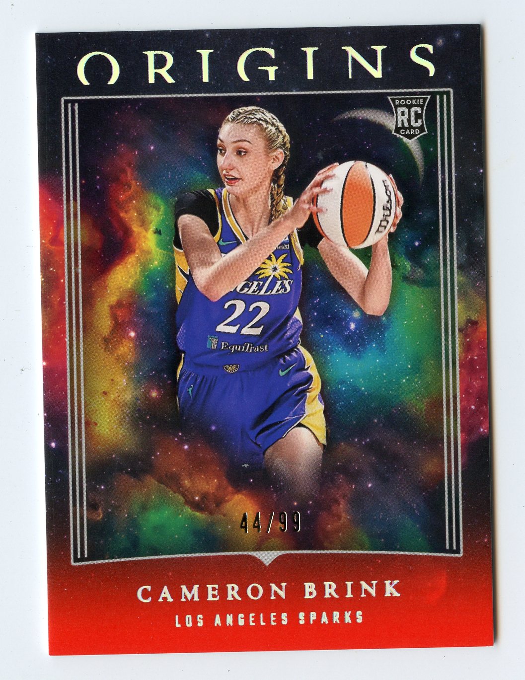 WNBA1 CAMERON BRINK RC 2024 ORIGINS 44/99 #68 SPARKS